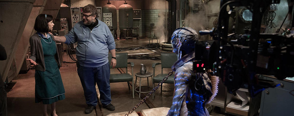 Doug Jones, Sally Hawkins, Guillermo del Toro | "The Shape of Water" (2017)