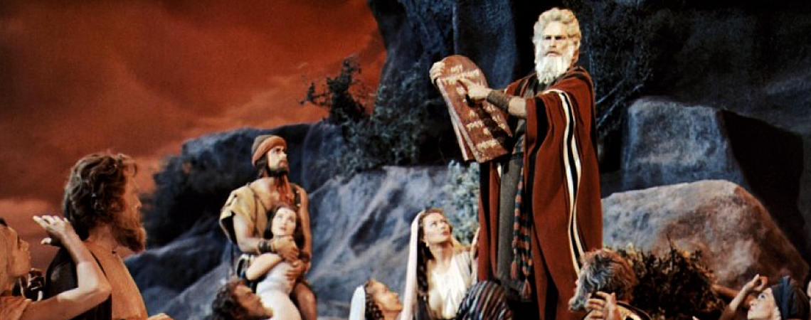 Charlton Heston, John Carradine, Yvonne De Carlo, John Derek, Nina Foch, Donald Curtis, Olive Deering, Lawrence Dobkin, Julia Faye, Debra Paget | "The Ten Commandments" (1956)