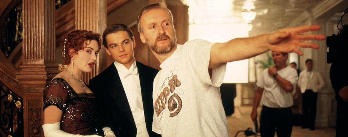 Kate Winslet, Leonardo DiCaprio, James Cameron | "Titanic" (1997) *