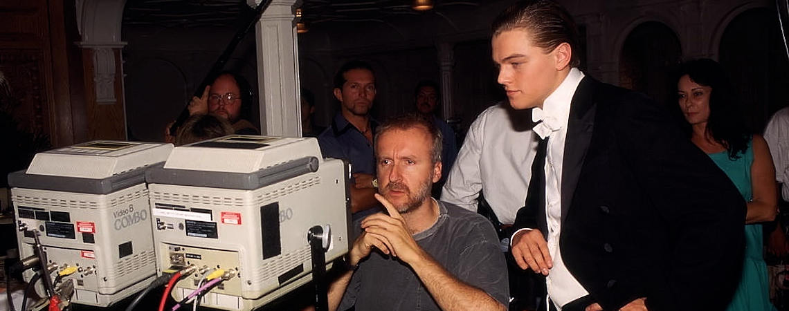 Leonardo DiCaprio, James Cameron | "Titanic" (1997) *
