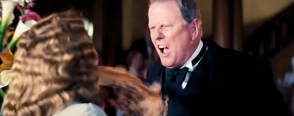 Pat Skipper as William Randolf Hearst w/Margo Robbie | "Babylon" (2022)