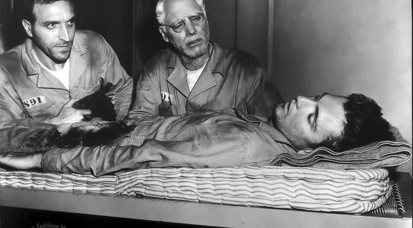 Len Lesser, Burt Lancaster, Chris Robinson | "Birdman of Alcatraz" (1962) [a]