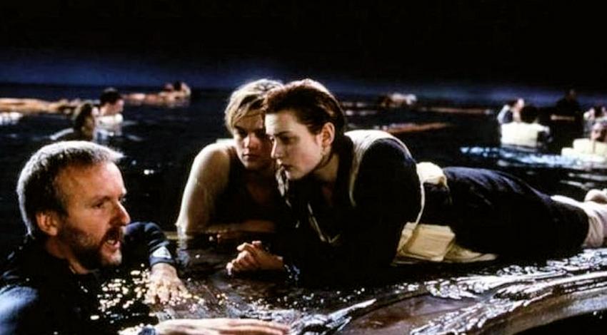 James Cameron, Leonardo DiCaprio, Kate Winslet | "Titanic" (1997) *